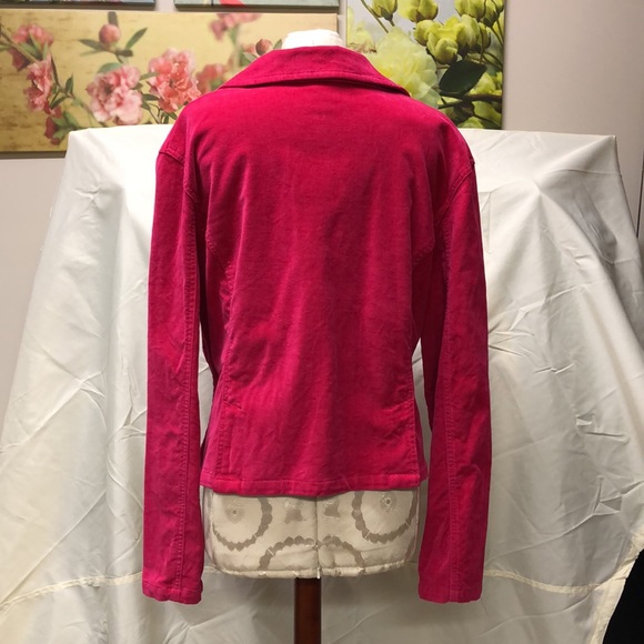 19. Levi's 725 Originals | Pink Cotton Jean Jacket - Picture 3 of 11